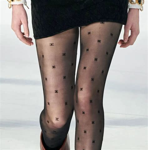 buy chanel tights|chanel tights black.